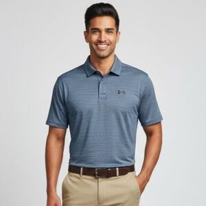Under Armour Freedom Block Polo Blue Size Medium NWT